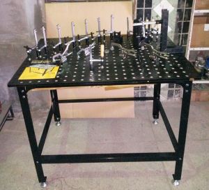 Монтажный сварочный стол с комплектом универсальных сборочных приспособлений FrameBuilder-187